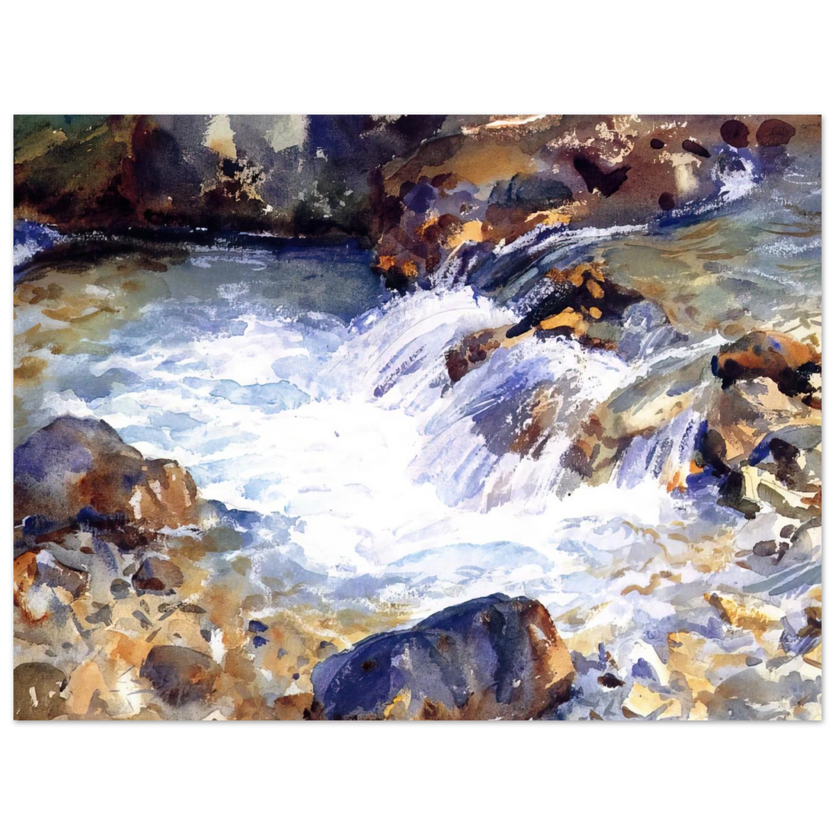 In The Tyrol by John Singer Sargent – art poster