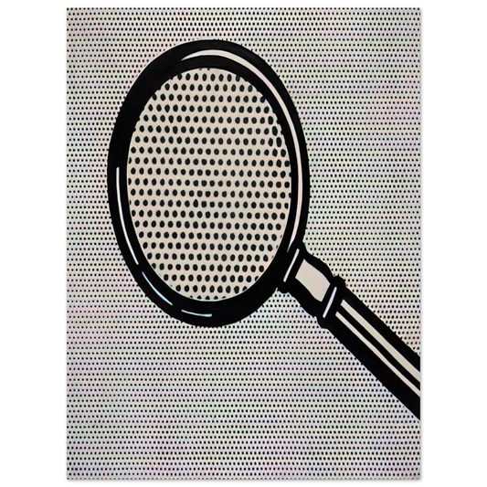 Magnifying Glass by Roy Lichtenstein (1963) – art poster