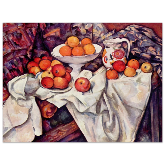 Apples And Oranges by Paul Cézanne – art poster
