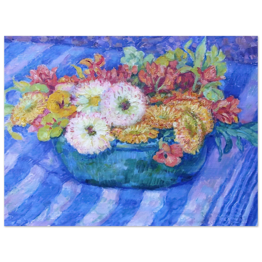 Yellow Bouquet by Theo van Rysselberghe (1917) – art poster