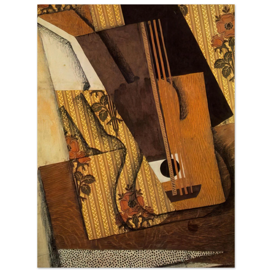 The Guitar by Juan Gris (1914) – art poster, view 2