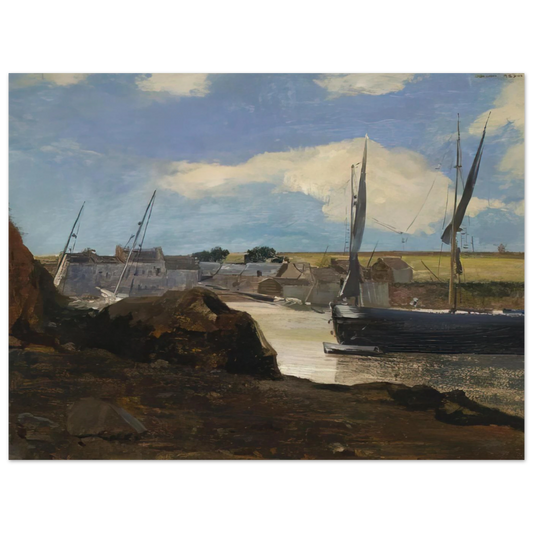 The Port Of Morgat by Odilon Redon (1882) – art poster, view 2