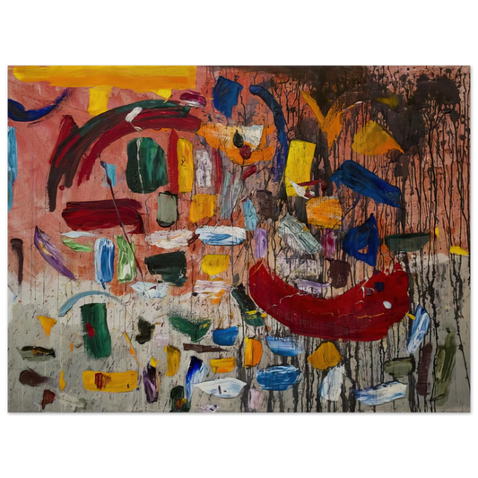 Abstract by Taro Yamamoto (1957) – art poster, view 2