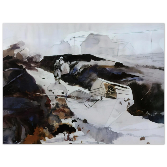 The White Dory by Andrew Wyeth (1941) – art poster