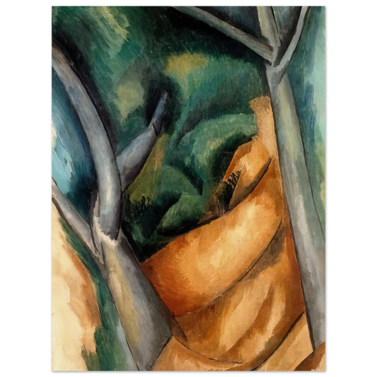 Trees At Estaque by Raoul Dufy (1908) – art poster, view 2