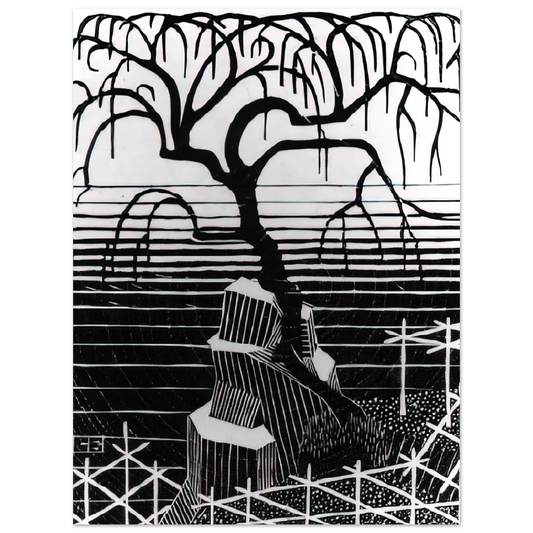 Tree by M.C. Escher (1926) – art poster, view 2