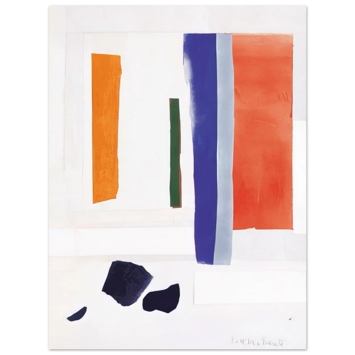 Untitled by Esteban Vicente (1978) – art poster, view 2