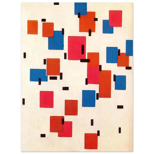 Composition In Color A by Piet Mondrian – art poster