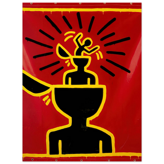 Untitled by Keith Haring (1982) – art poster, view 2