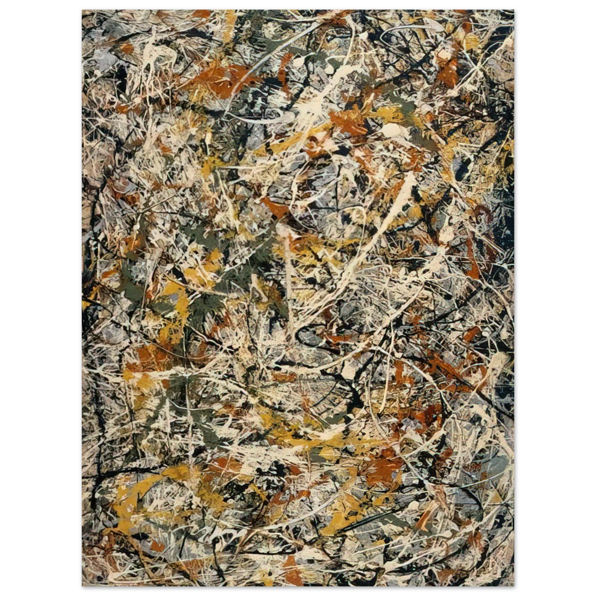 Number 3 by Jackson Pollock – art poster, view 4