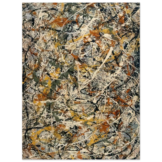 Number 3 by Jackson Pollock – art poster, view 2