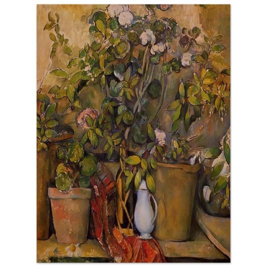 Potted Plants by Paul Cézanne – art poster, view 2