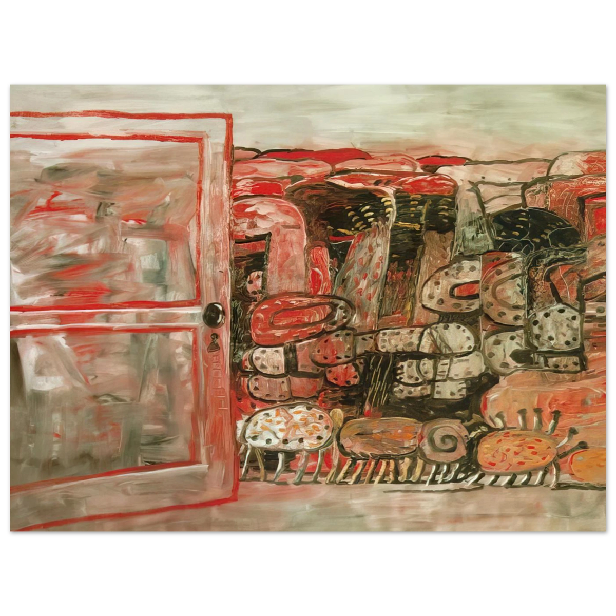 Entrance by Philip Guston – art poster, view 2