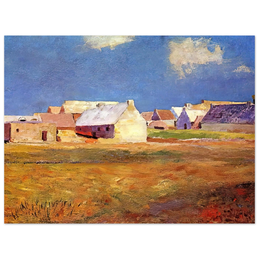 Breton Village by Odilon Redon – art poster, view 2