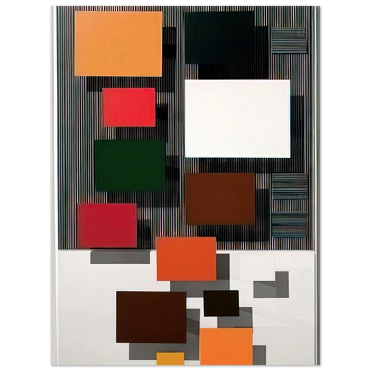 Vibration Superieure by Jesus Rafael Soto (1998) – art poster