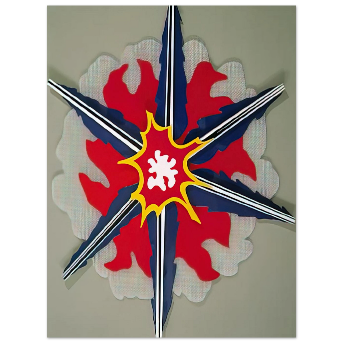Wall Explosion II by Roy Lichtenstein (1965) – art poster, view 2