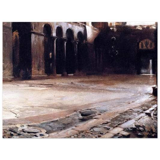 Pavement Of St. Mark's by John Singer Sargent – art poster, view 2