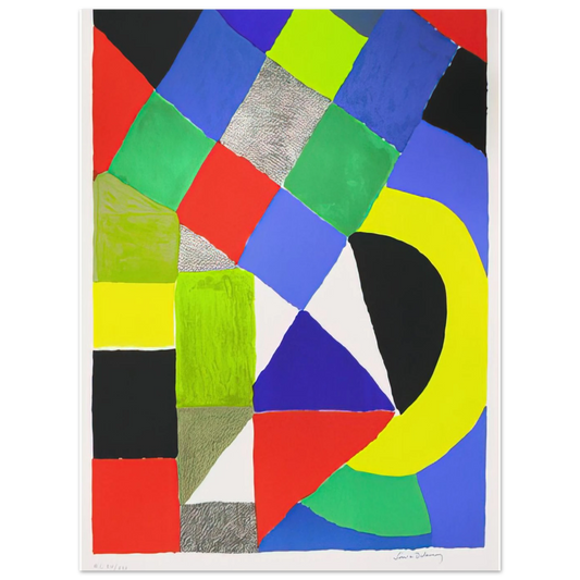 Squares by Sonia Delaunay – art poster, view 2