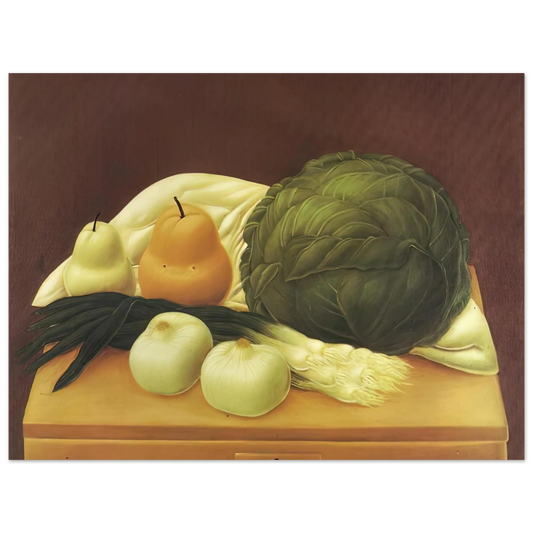 Kitchen Table by Fernando Botero – art poster, view 2