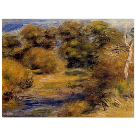 The Clearing by Pierre-Auguste Renoir – art poster, view 2