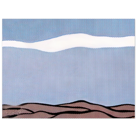 Landscape by Roy Lichtenstein (1964) – art poster