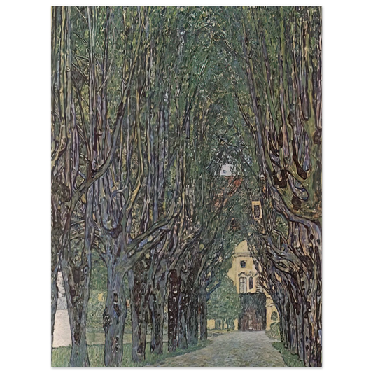 Avenue Of Schloss Kammer Park by Gustav Klimt – art poster