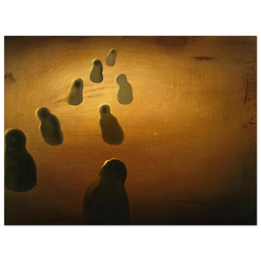 Study For Deoxyribonucleic Acid Arabs by Salvador Dali – art poster, view 2