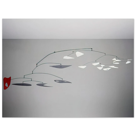 1 Red 4 Black Plus X White by Alexander Calder (1947) – art poster, view 2