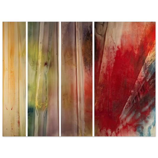 A Warmth, A Lightness, A Glow And Then by Sam Gilliam – art poster, view 2