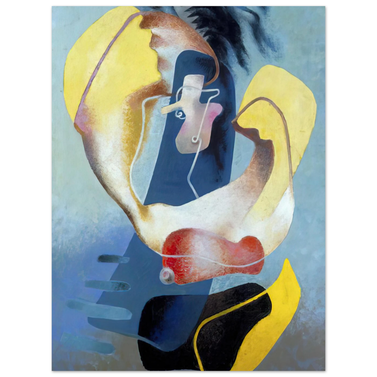 Figura Nello Spazio I by Enrico Prampolini (1937) – art poster, view 2