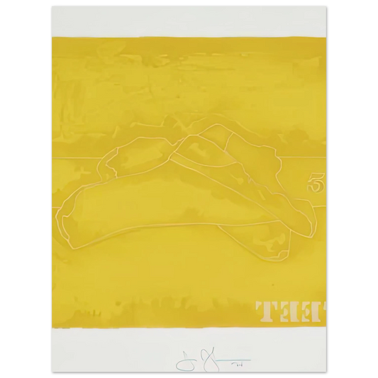 Feet by Jasper Johns (1974) – art poster, view 2