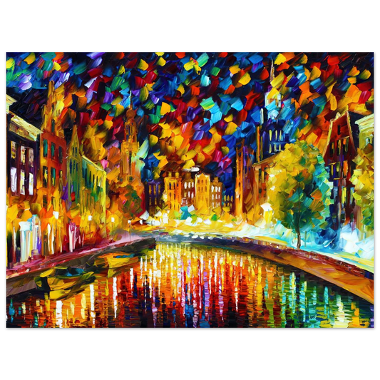 Autumn Park by Leonid Afremov – art poster