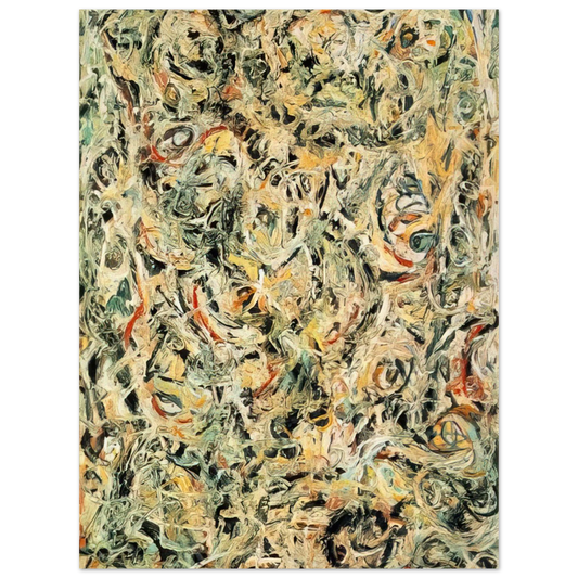 Eyes In The Heat by Jackson Pollock (1946) – art poster