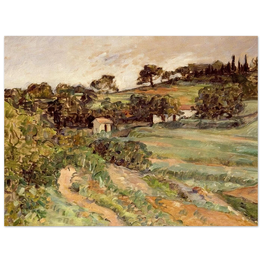 Landscape In Provence by Paul Cézanne – art poster, view 2