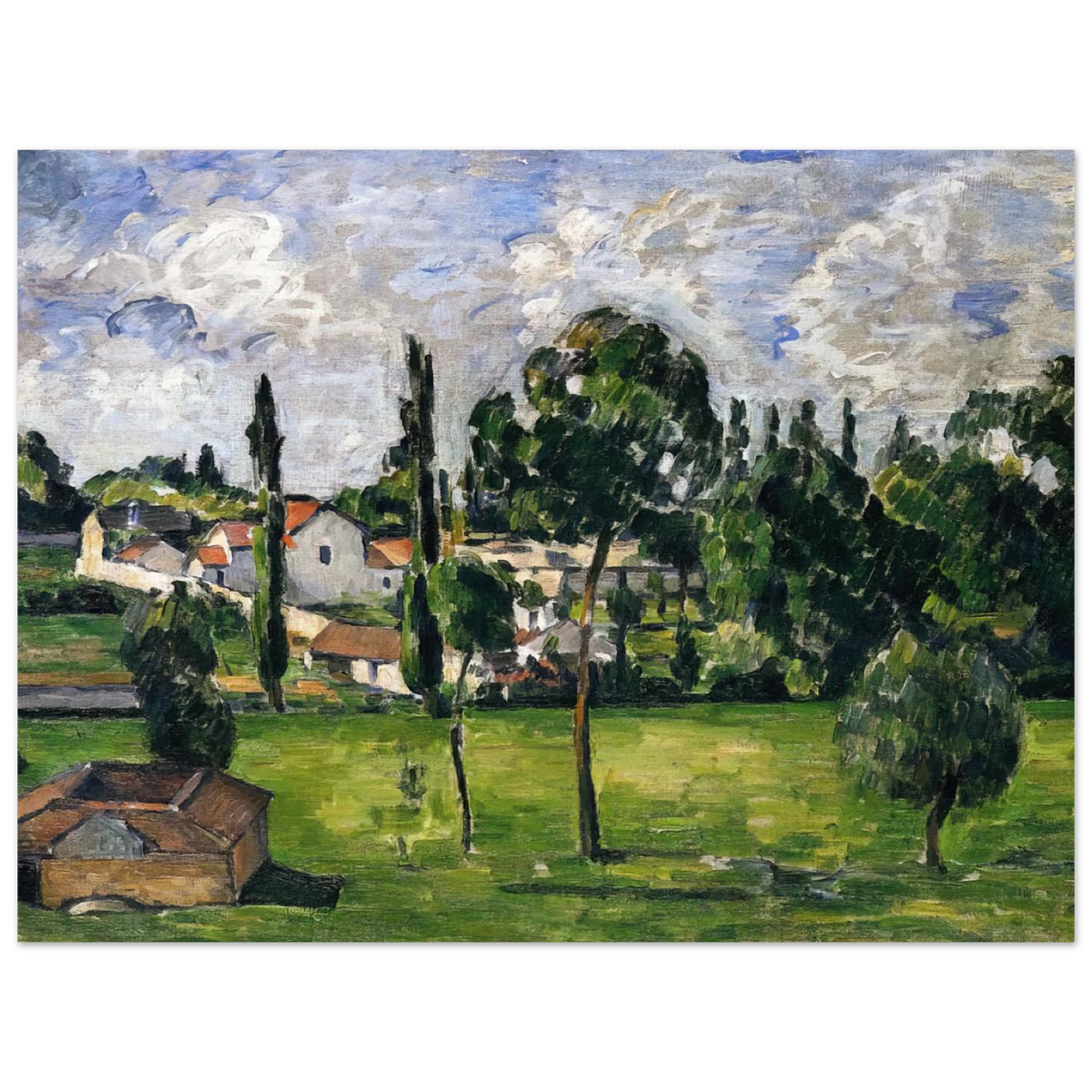 Landscape With Waterline by Paul Cézanne – art poster, view 2