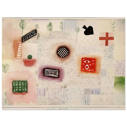 Place Signs by Paul Klee (1926) – art poster