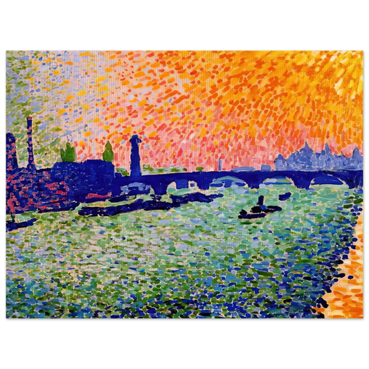The Bridge View On The River by Andre Derain (1905) – art poster
