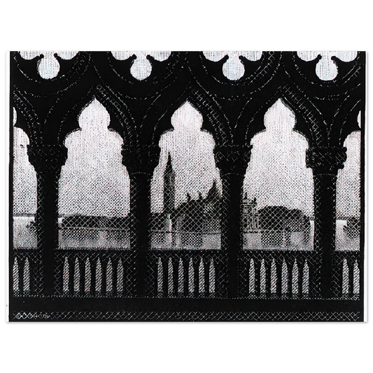 Venice October by M.C. Escher (1936) – art poster