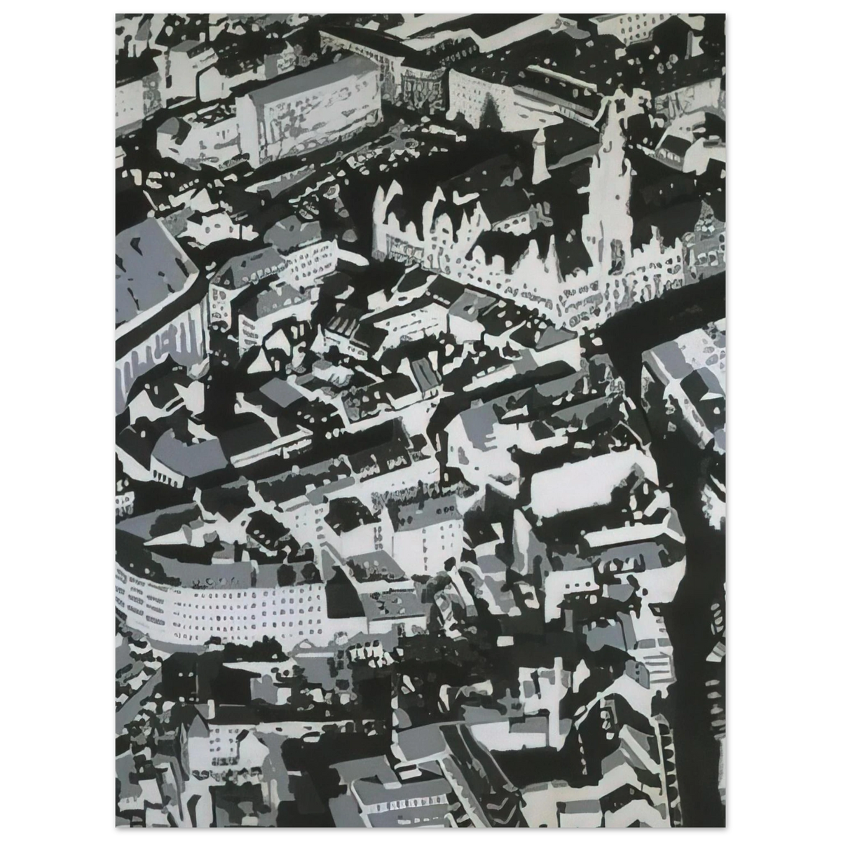 Townscape Mu by Gerhard Richter (1968) – art poster, view 2
