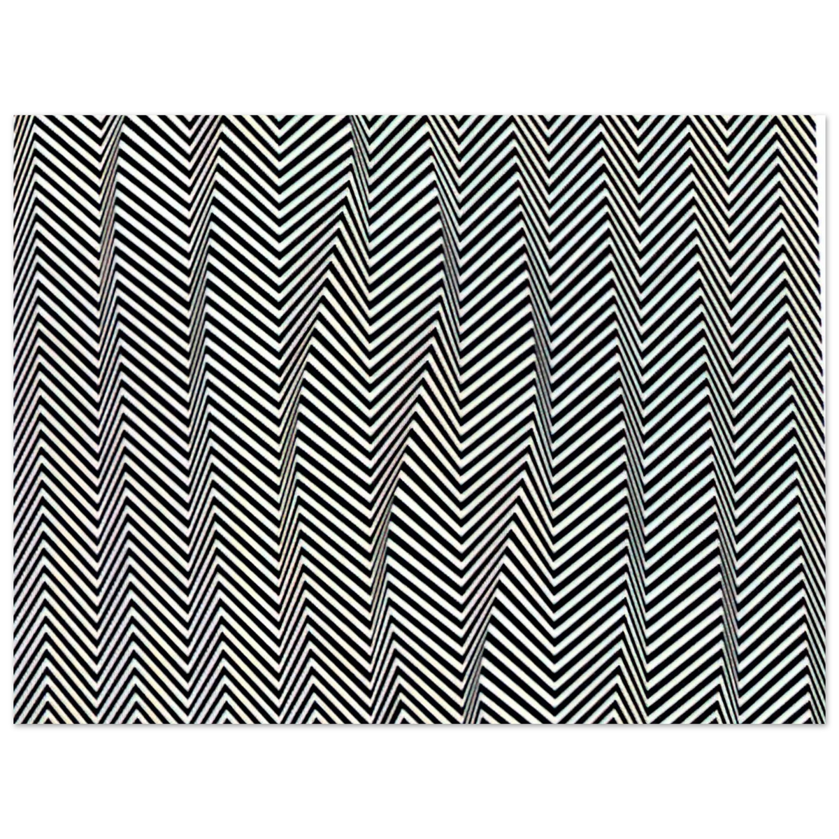 Descending by Bridget Riley (1966) – art poster, view 2