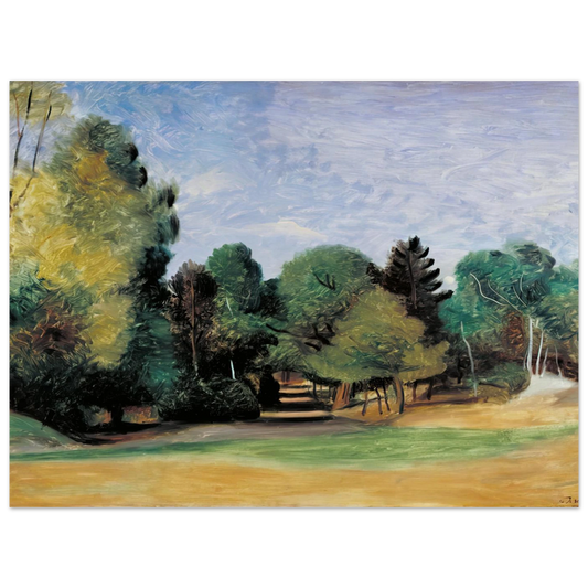 Landscape Near Barbizon by Andre Derain (1922) – art poster