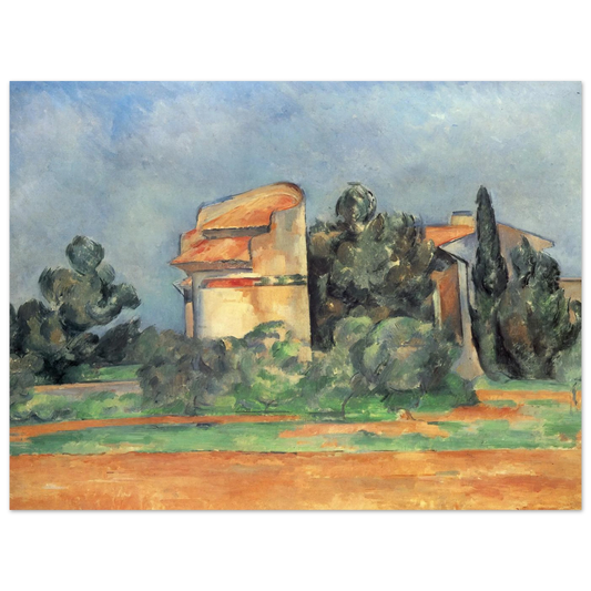 The Pigeon Tower At Bellevue by Paul Cézanne – art poster, view 2