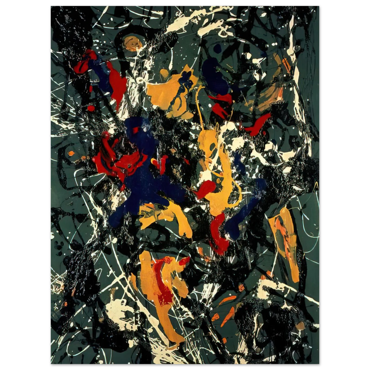 Number 3 by Jackson Pollock (1948) – art poster, view 2