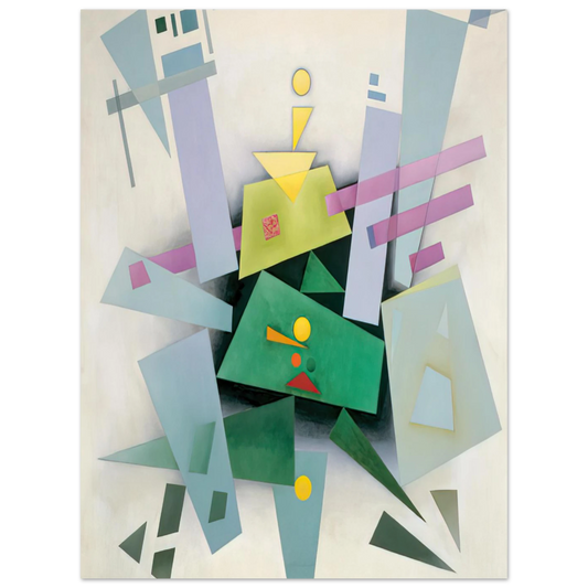 Invention Composition 31 by Rudolf Bauer (1933) – art poster, view 2