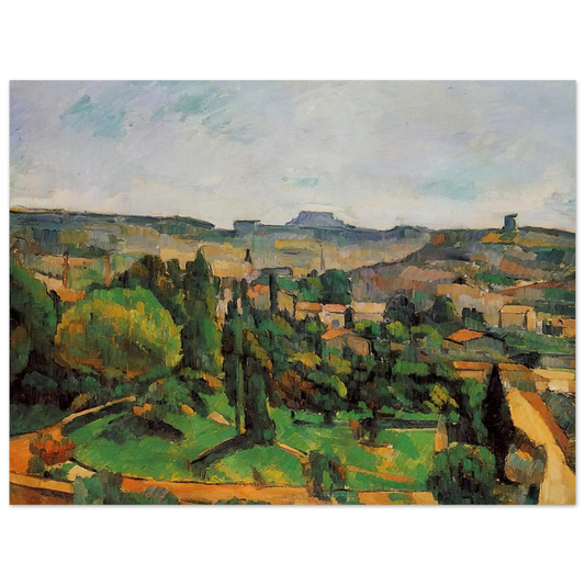 Ile De France Landscape by Paul Cézanne – art poster, view 2