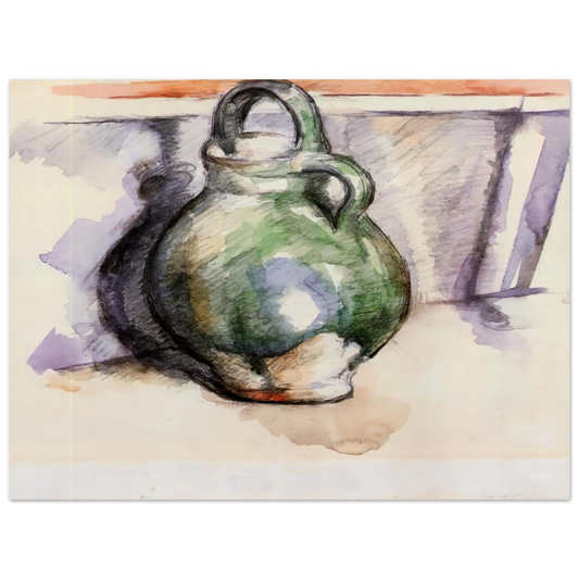 The Green Pitcher by Paul Cézanne – art poster