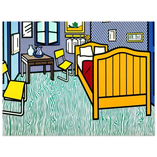 Bedroom At Arles by Roy Lichtenstein (1992) – art poster