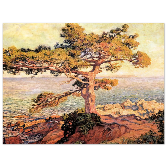 Pine By The Mediterranean Sea by Theo van Rysselberghe (1916) – art poster