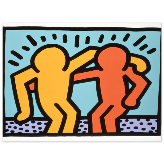 Best Buddies by Keith Haring (1990) – art poster, view 2