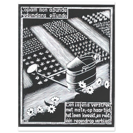 Wateringcan by M.C. Escher – art poster